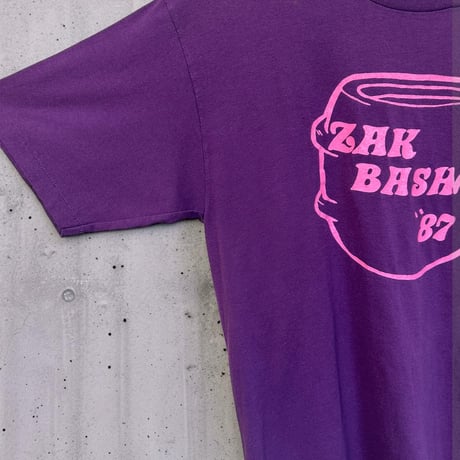 80s USA製 SOFFE SHIRTS ZAK BASH ’87 Tシャツ Lサイズ