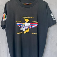 90s USA製 FRUIT OF THE LOOM ベトナム戦争 メモリアルT Lサイズ