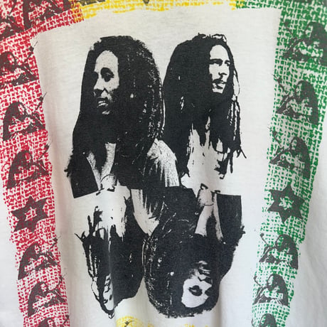 90s USA製 Bob Marley Tシャツ Lサイズ ボブマーリー セラシエ