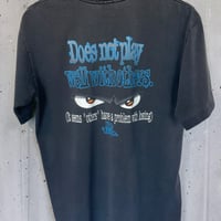 90s USA製 NO FEAR 墨黒Tシャツ サイズL