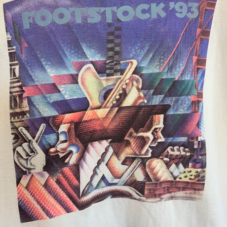 90’s FOOTSTOCK ’93 プリントTシャツ