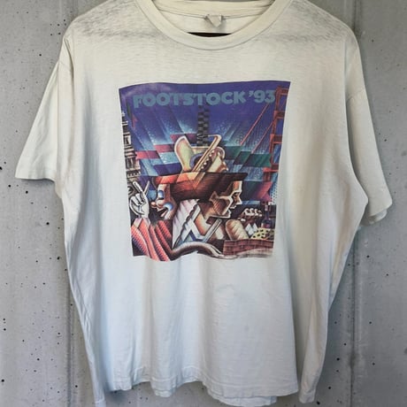 90’s FOOTSTOCK ’93 プリントTシャツ