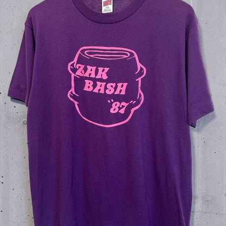 80s USA製 SOFFE SHIRTS ZAK BASH ’87 Tシャツ Lサイズ