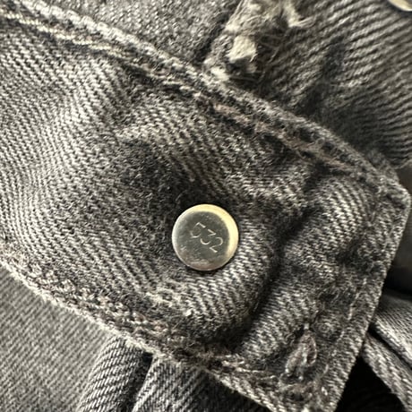 90s USA製 Levi’s 501 ブラックデニム W33 L32 ボタン裏532