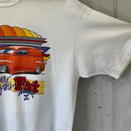 80s90s FAT JACK 両面プリント USA製 Tシャツ XL