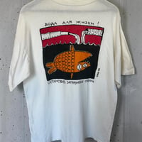 90s 1992アースデイ 環境問題 両面プリントT