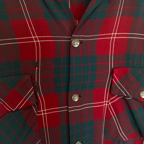 50s Ra-Vela I.MILLER レーヨンギャバシャツ Mサイズ