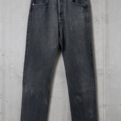 90s USA製 Levi’s 501 ブラックデニム W33 L32 ボタン裏532