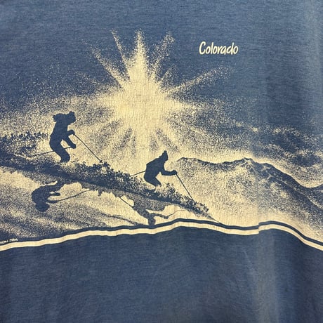 80s USA製 Copper Mountain Colorado スキーTシャツ XLサイズ