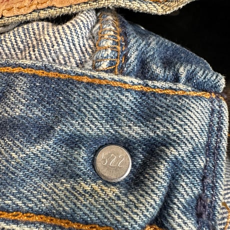 80s USA製 Levi’s 501 W32 L34 ボタン裏522