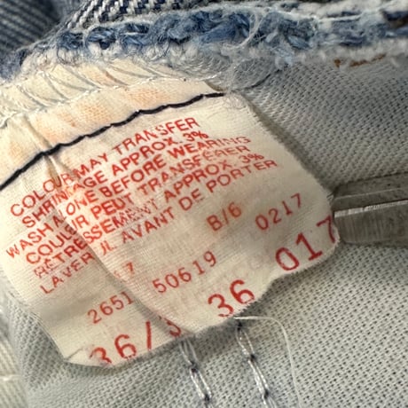 Levi’s 619 オレンジタブ カナダ製 W36xL32