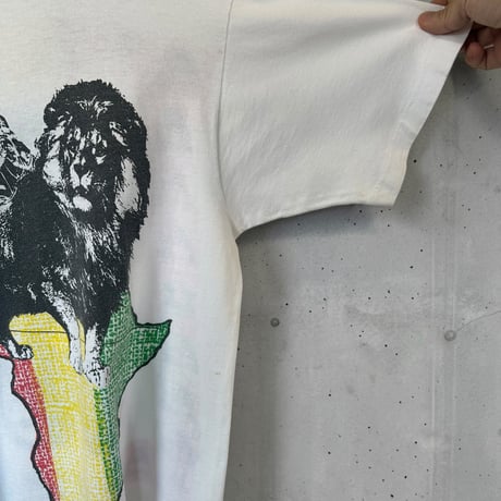 90s USA製 Bob Marley Tシャツ Lサイズ ボブマーリー セラシエ