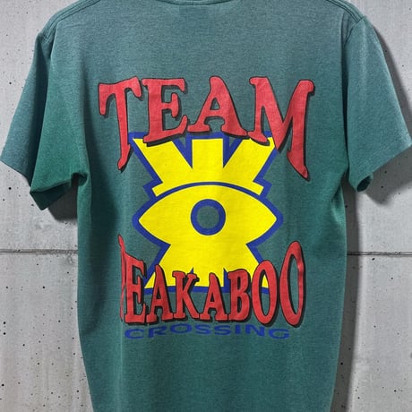 80s90s USA製 PEAKABOO TEAM PEAKABOO Tシャツ Mサイズ