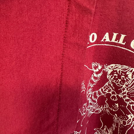 90s USA製 FRUIT OF THE LOOM アニマルTシャツ XLサイズ