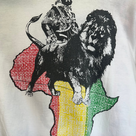 90s USA製 Bob Marley Tシャツ Lサイズ ボブマーリー セラシエ