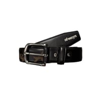 ALWAYS LAZERPRINT COWHIDE BELT BLACK / GREEN