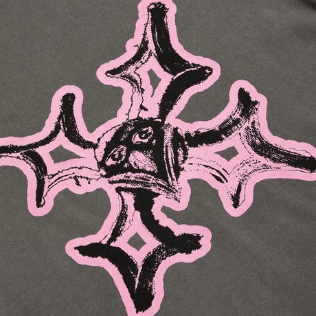 AWIDES SKULL TEE FADED GRAY