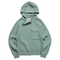 RC OUTDOOR SUPPLY HOODED QUATER ZIP SWEATER LICHEN