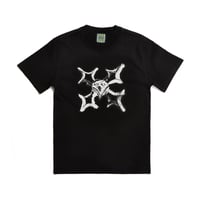 AWIDES SKULL TEE BLACK