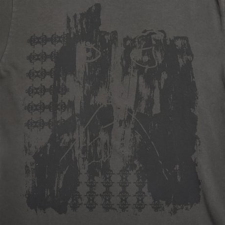 AWIDES MELTED TEE FADED COAL