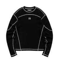 RC OUTDOOR SUPPLY PANELED THERMAL LONG SLEEVE BLACK