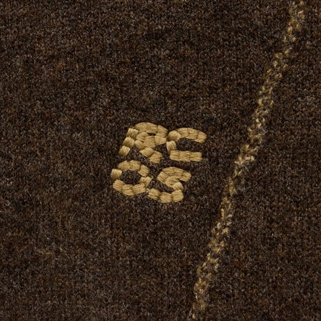 RC OUTDOOR SUPPLY SEQUOIA KNIT SWEATER BROWN / OCHRE