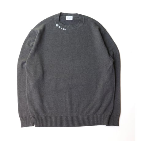 PAJA STUDIO GLITTER COTTON SWEATER GREY