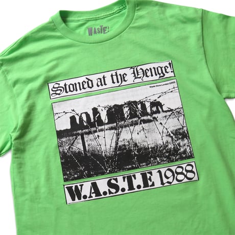 WASTE! STORE STONED TEE LIME