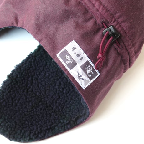 POSA WAXED COTTON TRAPPER HAT MERLOW