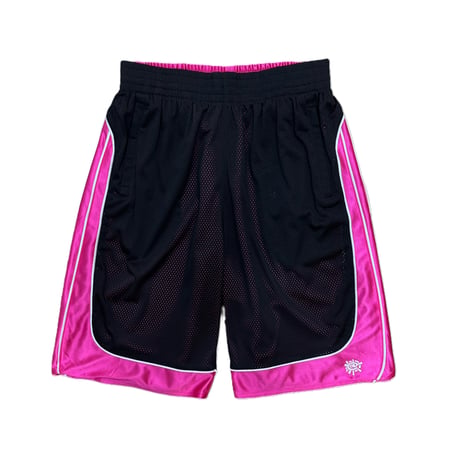 ALWAYS REVERSIBLE COURT SHORT BLACK / FUCHSIA
