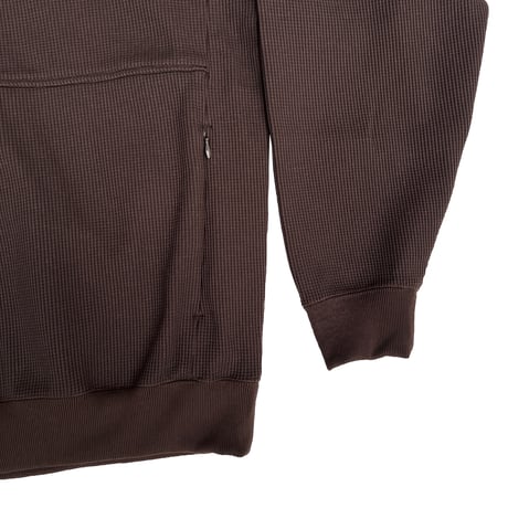 COMFORTABLE REASON POLY WAFFLE PARKA BROWN