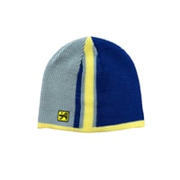 ALWAYS STRIP BEANIE BLUE / YELLOW