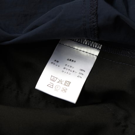 ATTEST NYLON SLACKS SHORTS NAVY