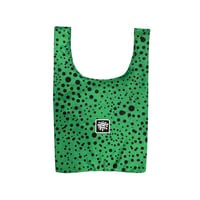 ALWAYS SPOTTY DOTTY REUSABLE RIPSTOP BAG GREEN / BLACK