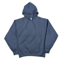 COMFORTABLE REASON POLY WAFFLE PARKA BLUE