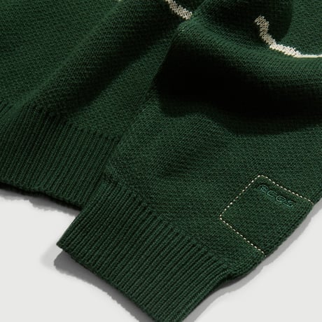 RC OUTDOOR SUPPLY STACK LOGO KNIT SWATER FOREST