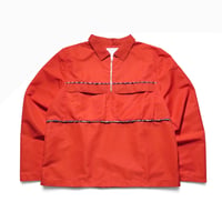 PARIA FARZANEH CORAL CORD SHIRT ORANGE