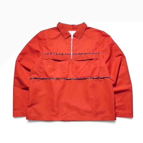 PARIA FARZANEH CORAL CORD SHIRT ORANGE