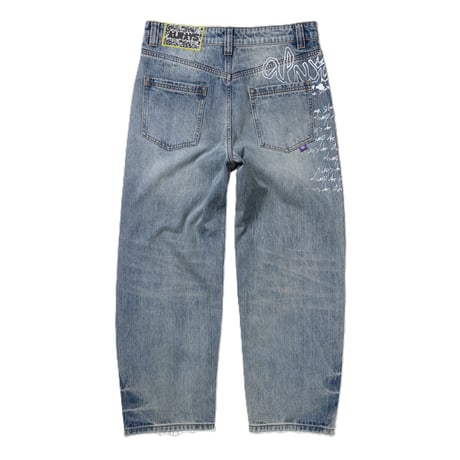 ALWAYS WAZA JEANS WASHED LIGHT BLUE