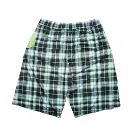 SLINKY MOUSE MESH SHORT GREEN PLAID