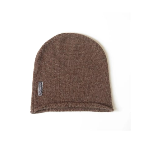POSA LAMBSWOOL BEANIE BROWN