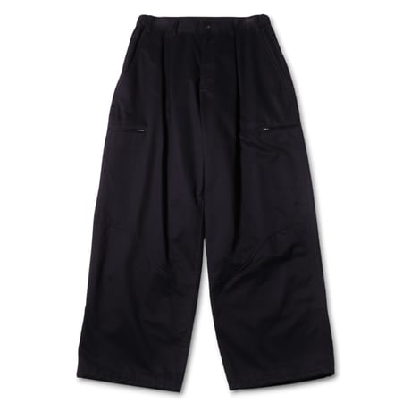 RAJABROOKE BASIK CHINO PANTS WIDE BLACK