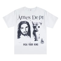 AMES DEPT KING V2 TEE WHITE