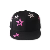 DOLLY FITTED STAR CAP BLACK