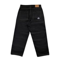 ANGELIC REPORT CLASSIC LOGO JEANS BLACK