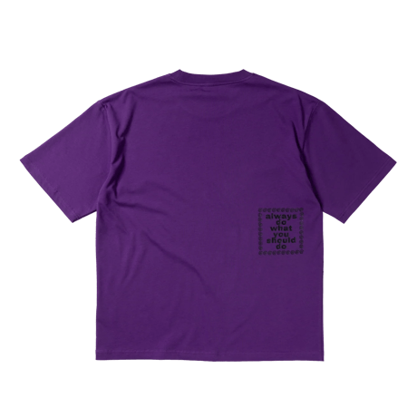 ALWAYS GRIBAUD TEE PURPLE