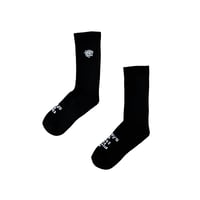 ALWAYS MINI EMBROIDED @SUN SOCK BLACK