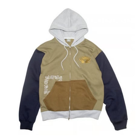 SLINKY MULTI COLOR ZIP HOODIE MULTI