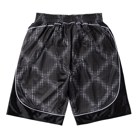 ALWAYS REVERSIBLE CROSS PLAID SHORTS BLACK / BLACK