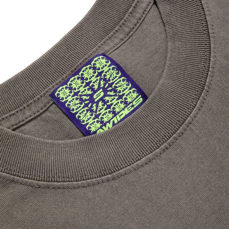 AWIDES SKULL TEE FADED GRAY